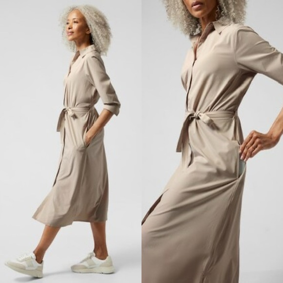 ATHLETA Urbanite Textured Dress Size M - Picture 2 of 14